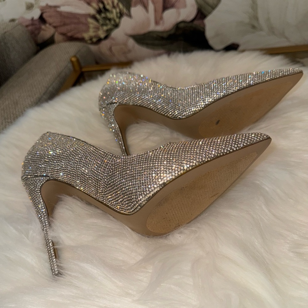 Steve Madden Sparkly Pointed Toe Heels - image 2